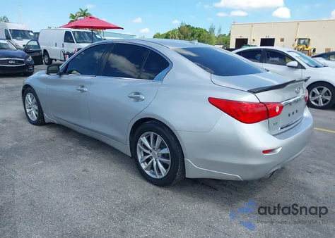 2016 Infiniti Q50 3.0T Premium from USA, damaged, VIN JN1EV7ARXGM342476